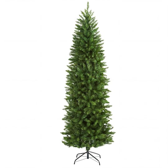 Nearly Natural 7Ft Unlit Artificial Slim Green Mountain Pine Christmas Tree | 7 ft | Michaels®